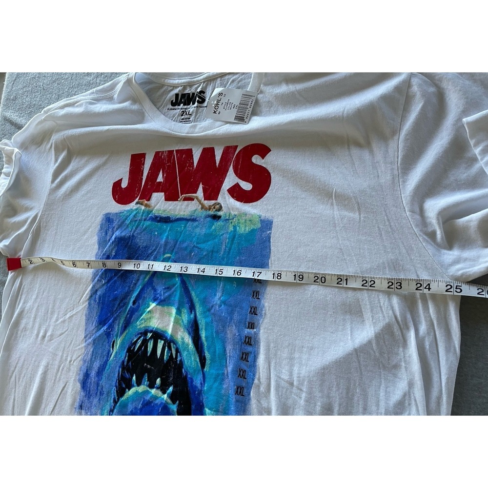 Jaws Shark Movie Poster T-Shirt NEW 2XL - Picture 4 of 6